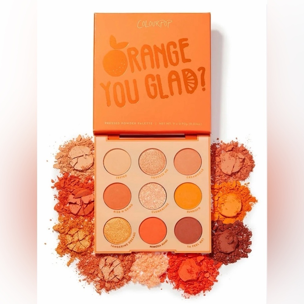 🆕Colourpop - Orange You Glad Eyeshadow Palette